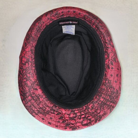 Vintage Monster High Fushia & Black Hat for Girls - Picture 4 of 6